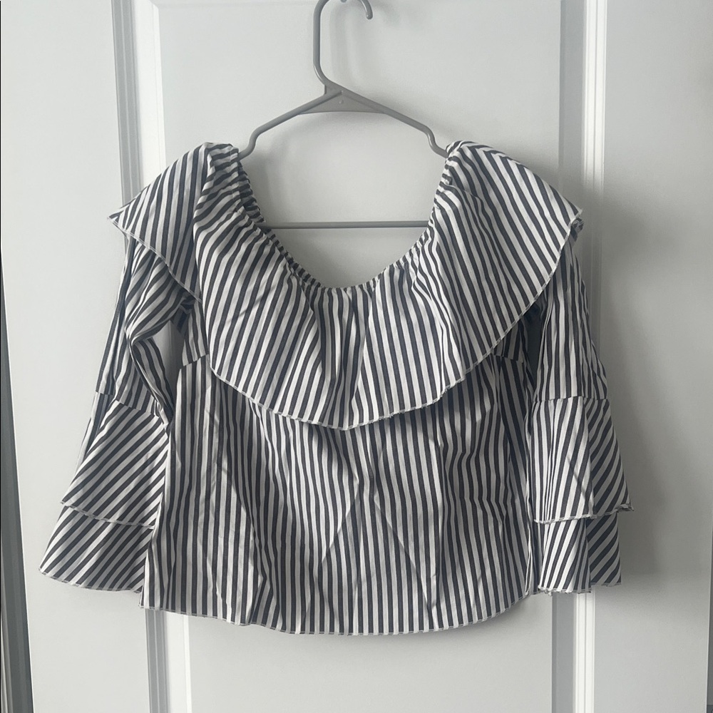 Altar’d State Ruffle Off-Shoulder Top
